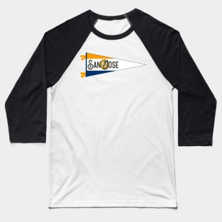 San Jose Flag Pennant Baseball T-Shirt